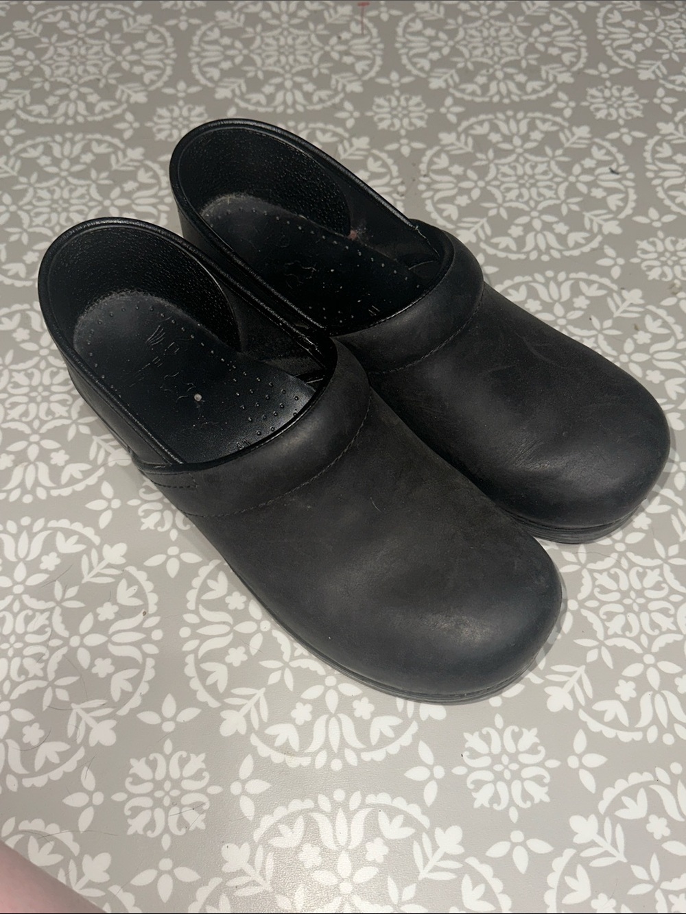 DANSKO Classic Black Slip-On Clogs